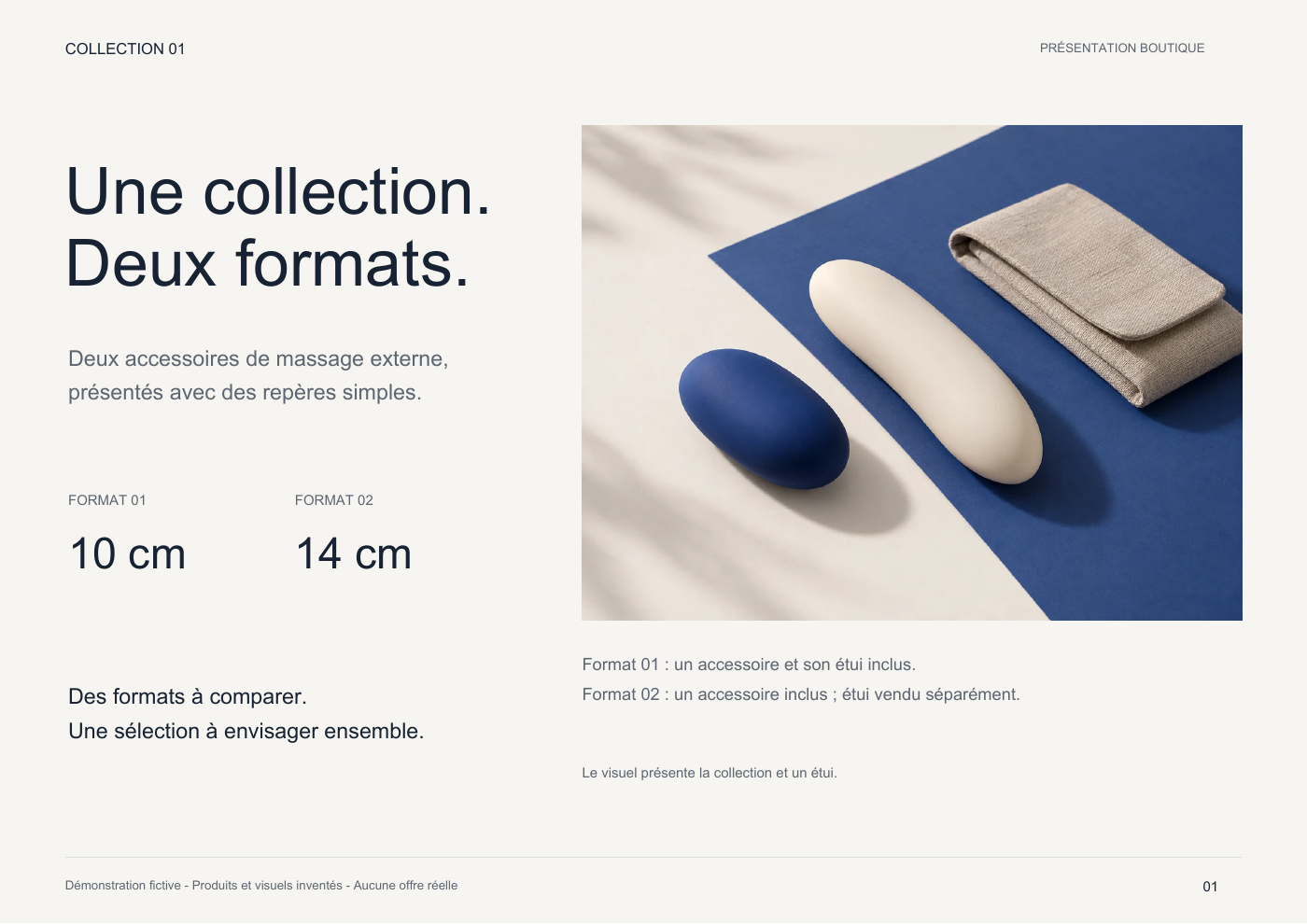 Première page du véritable PDF Collection 01